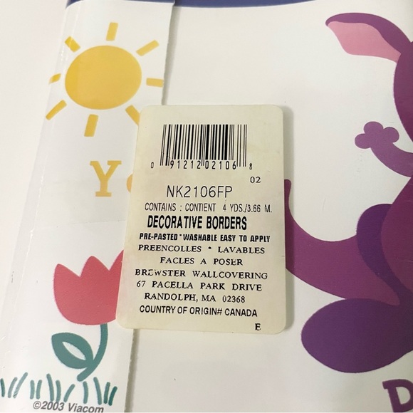 Vtg 2003 Nickelodeon Blues Clues Wallcovering Decorative Borders Lot of 3 - Picture 16 of 16